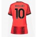 Günstige AC Milan Rafael Leao #10 Heim Fussballtrikot Damen 2023-24 Kurzarm